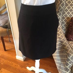 Loft black skirt size medium above knee